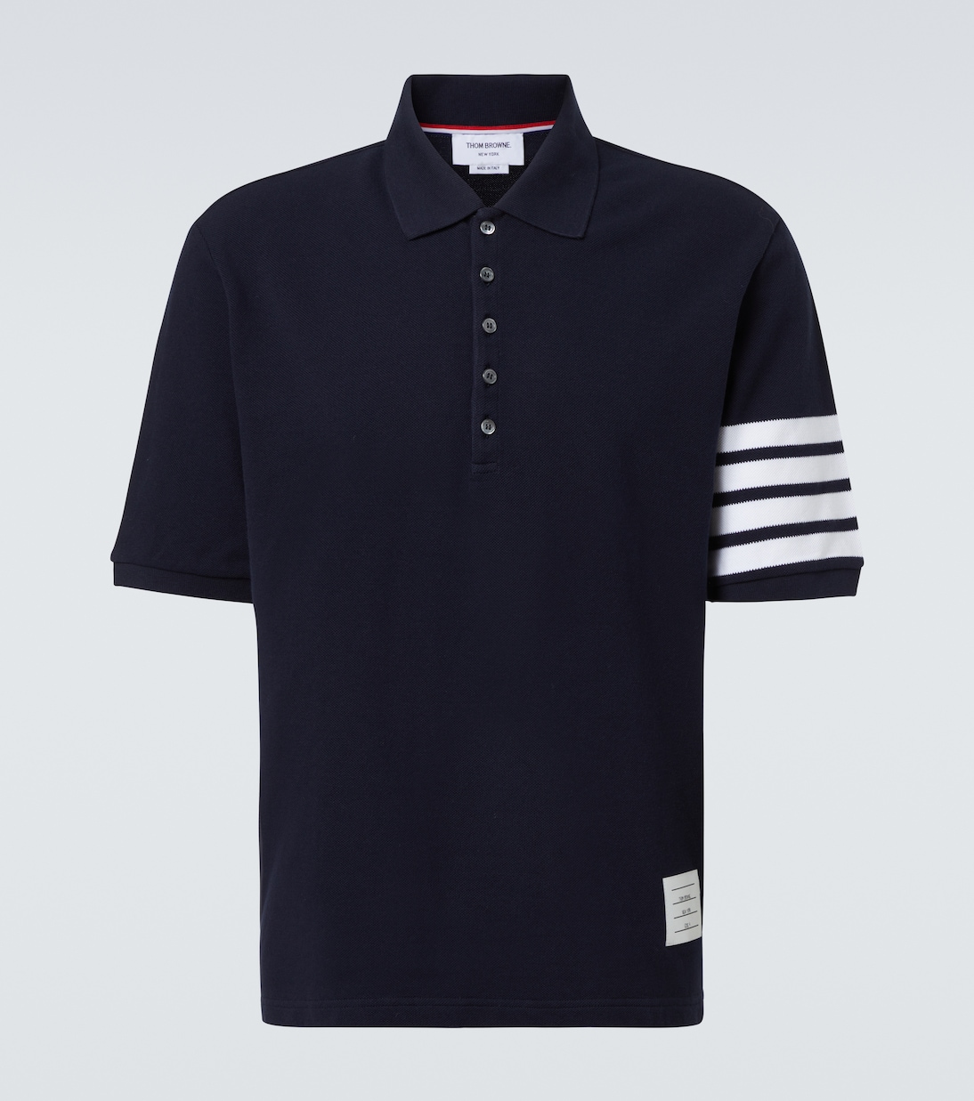 4-Bar cotton polo shirt | Thom Browne