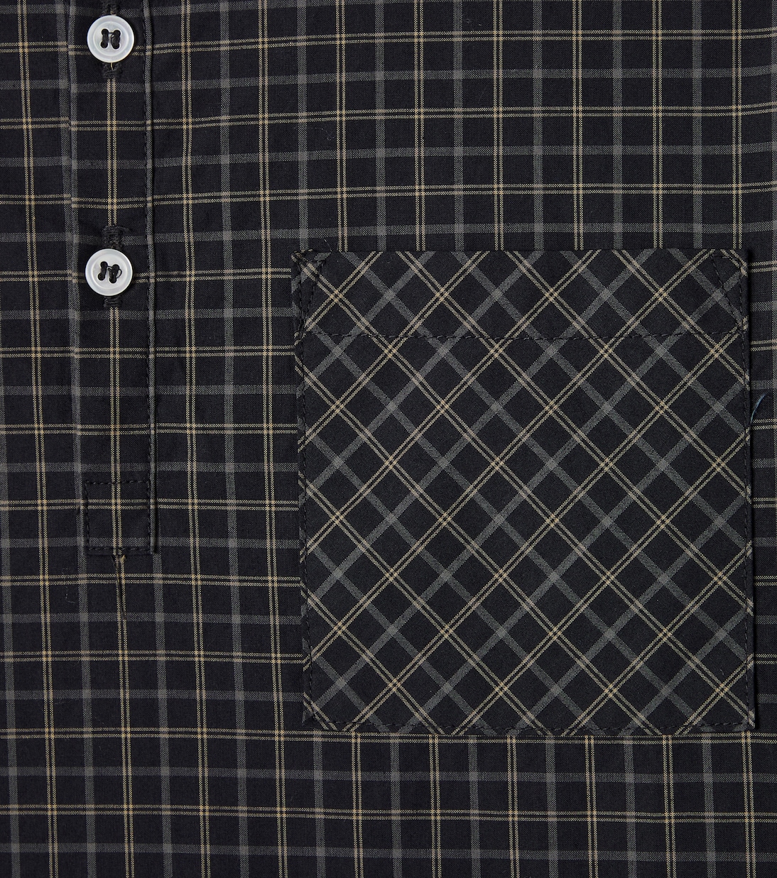 Artiste checked cotton poplin shirt | Bonpoint