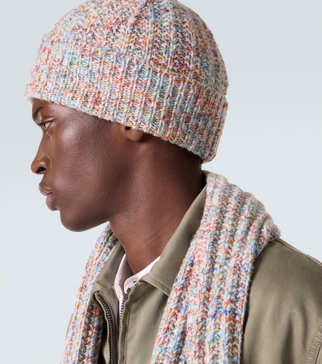 Anagram wool and cashmere-blend beanie | Loewe