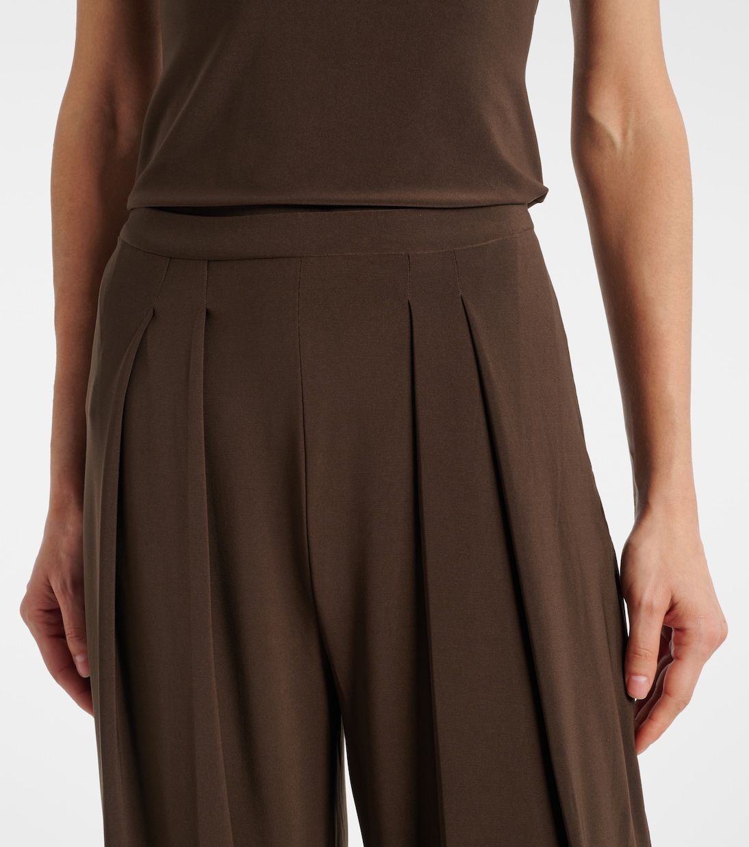 Pantalon ample à taille haute | Norma Kamali