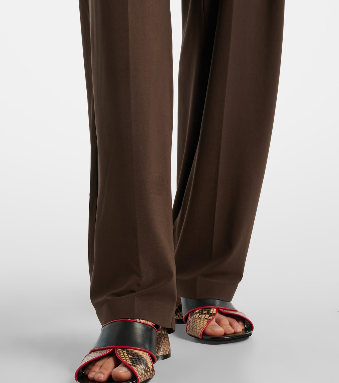 Pantalon ample à taille haute | Norma Kamali