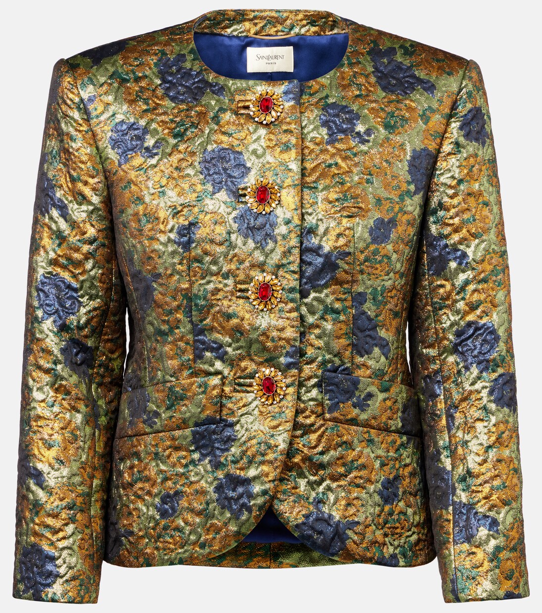 Floral jacquard jacket | Saint Laurent