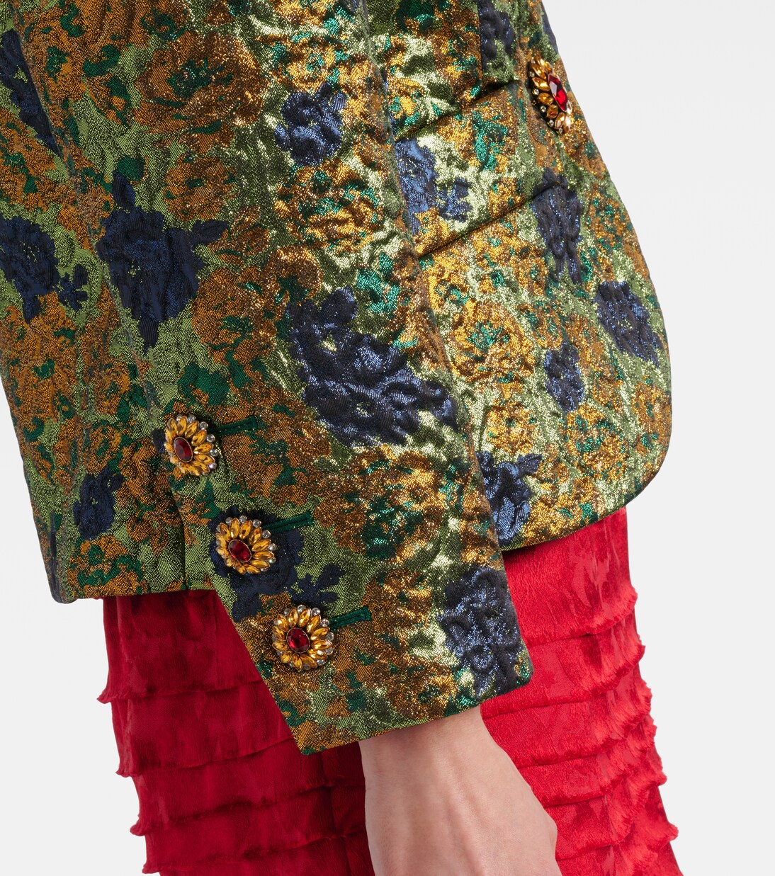 Floral jacquard jacket | Saint Laurent