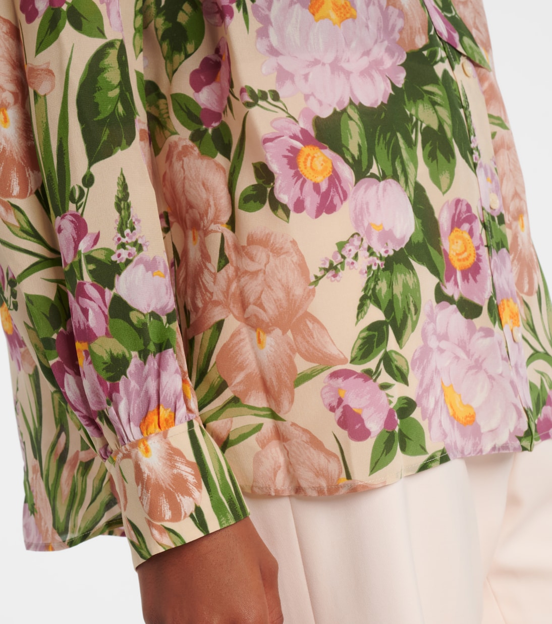 Bluse aus Crêpe de Chine aus Seide | Chloé