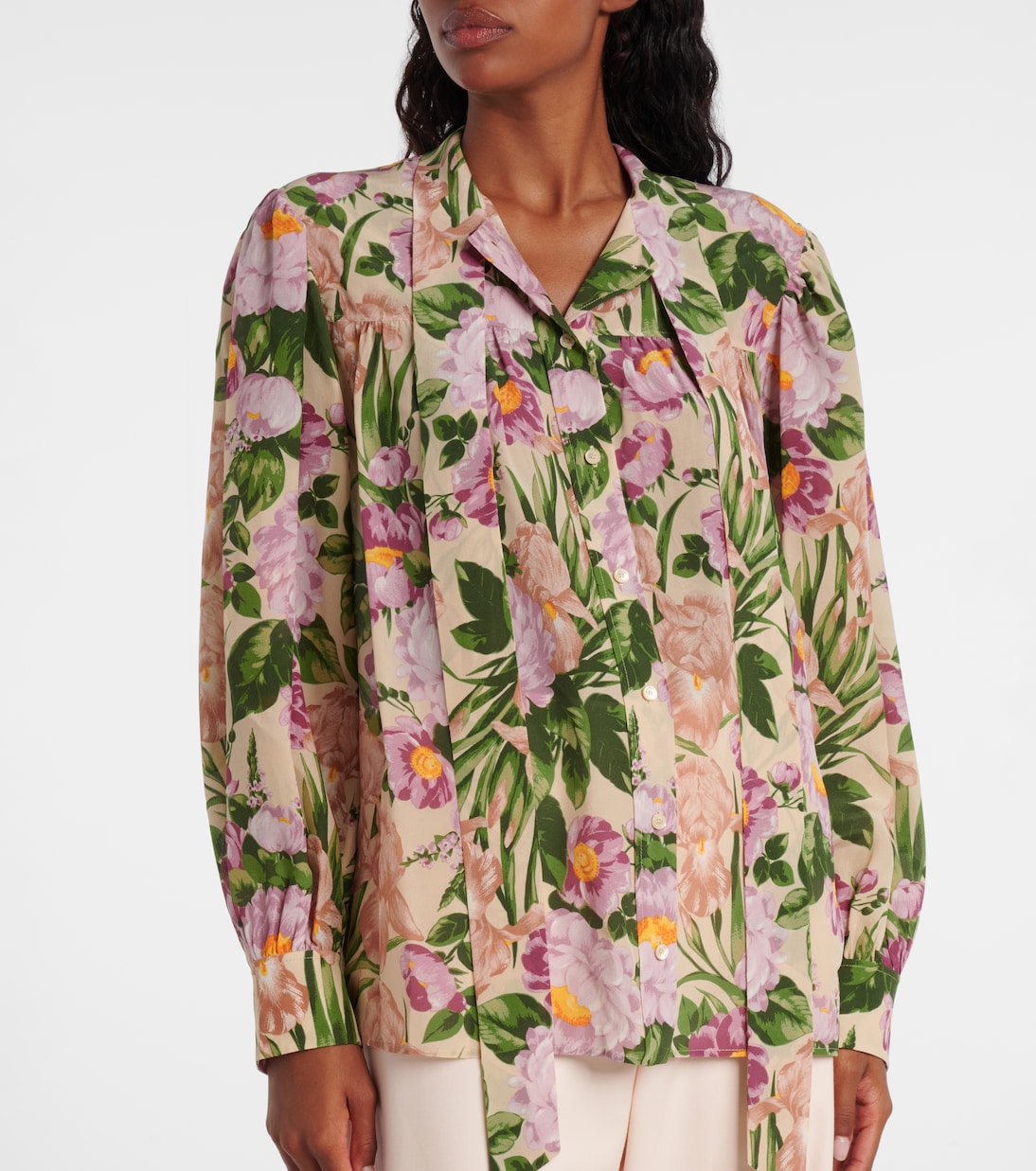 Bluse aus Crêpe de Chine aus Seide | Chloé