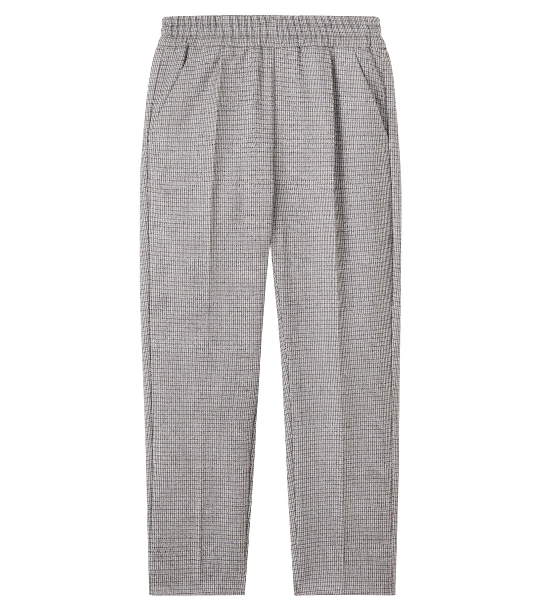 Jones checked wool flannel pants | Bonpoint
