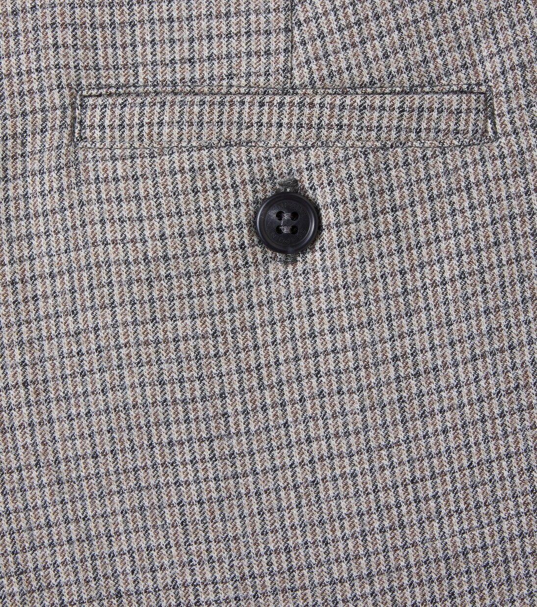 Jones checked wool flannel pants | Bonpoint