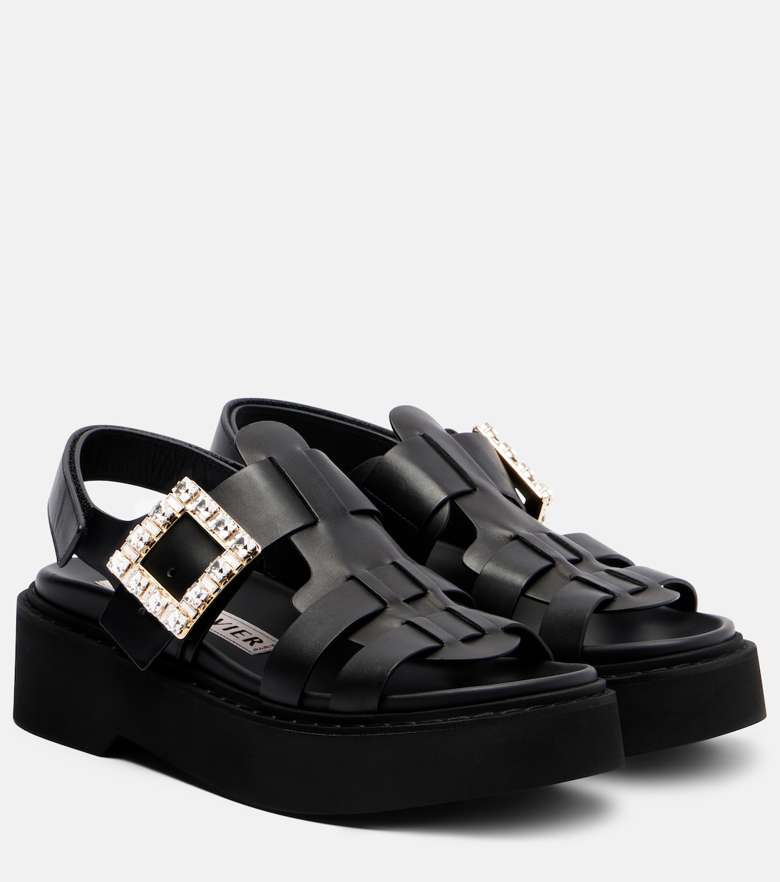 Viv' Rangers leather platform sandals | Roger Vivier