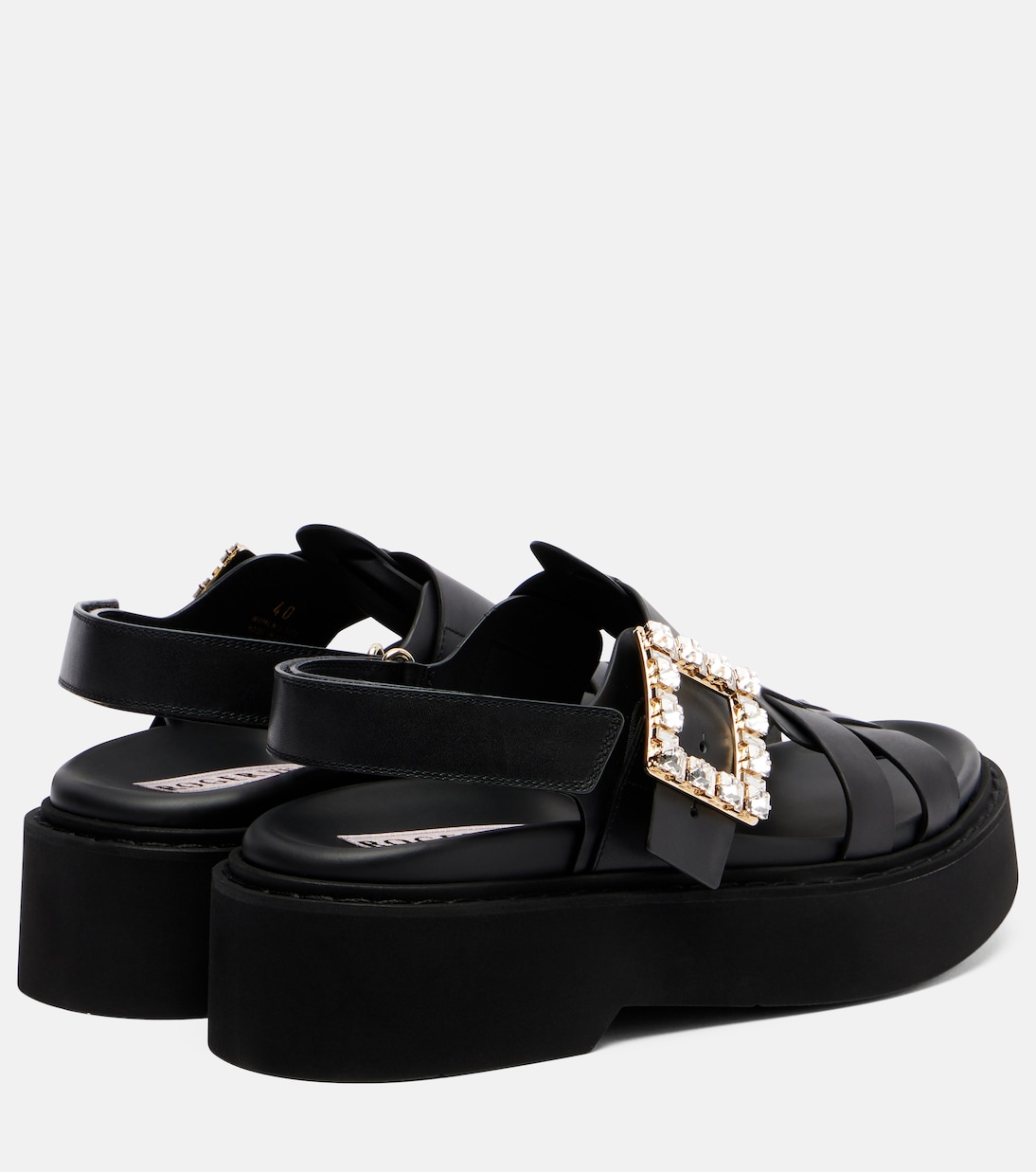 Viv' Rangers leather platform sandals | Roger Vivier