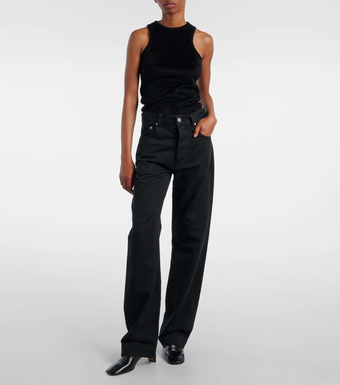 Club 60 leather loafer pumps | Phoebe Philo