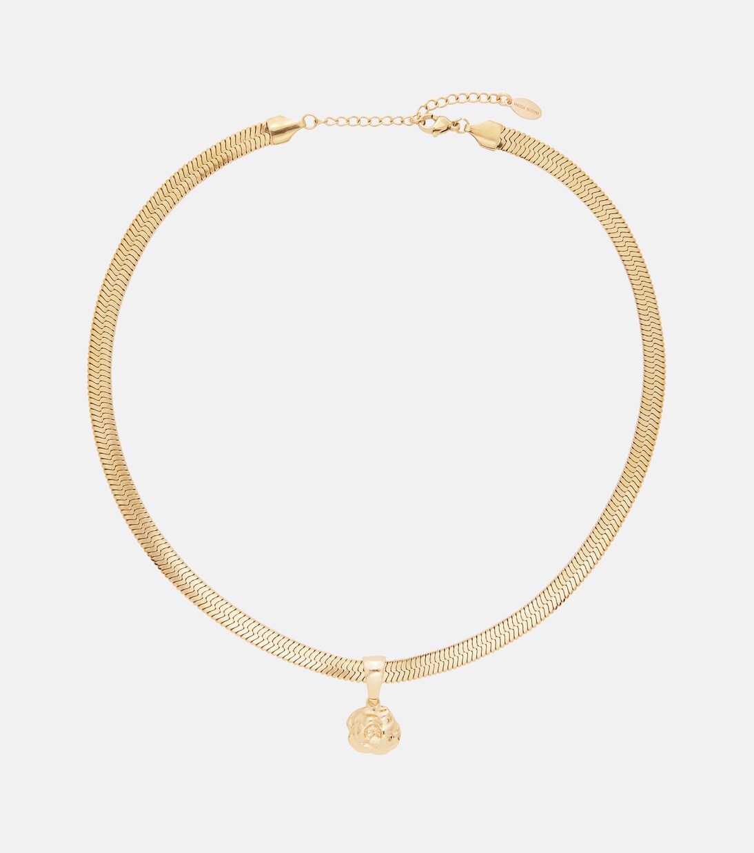 Gold-plated chain necklace | Magda Butrym