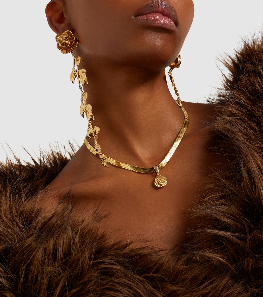 Gold-plated chain necklace | Magda Butrym