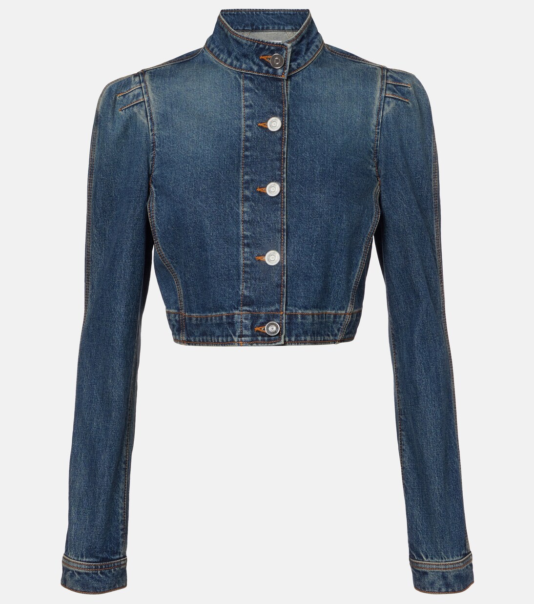 Cropped denim jacket | Alaïa