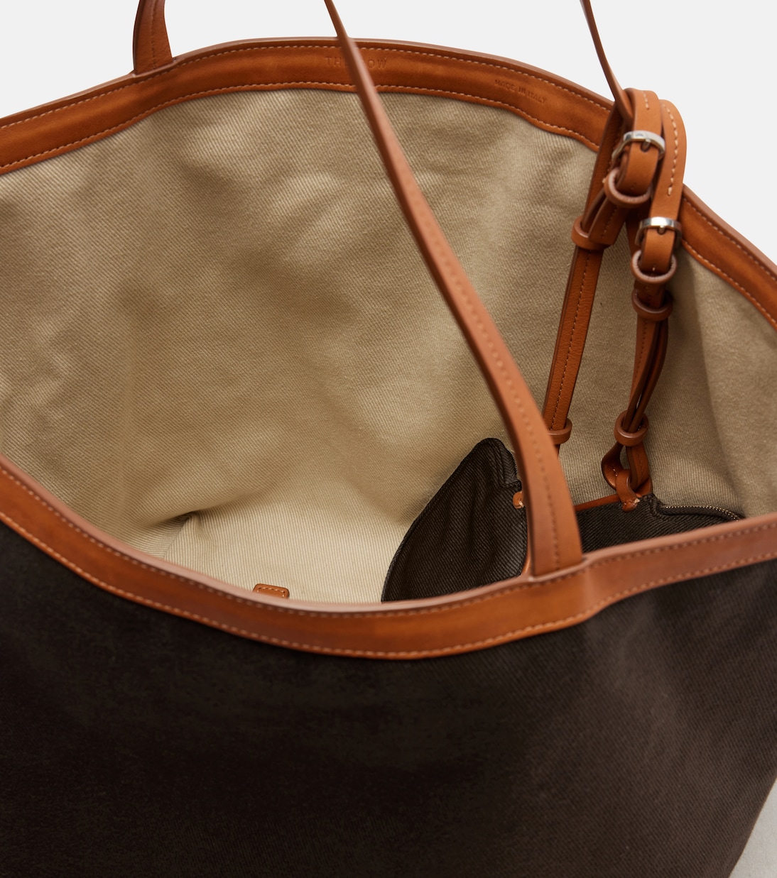 Park Three Stitch reversible canvas tote bag | The Row