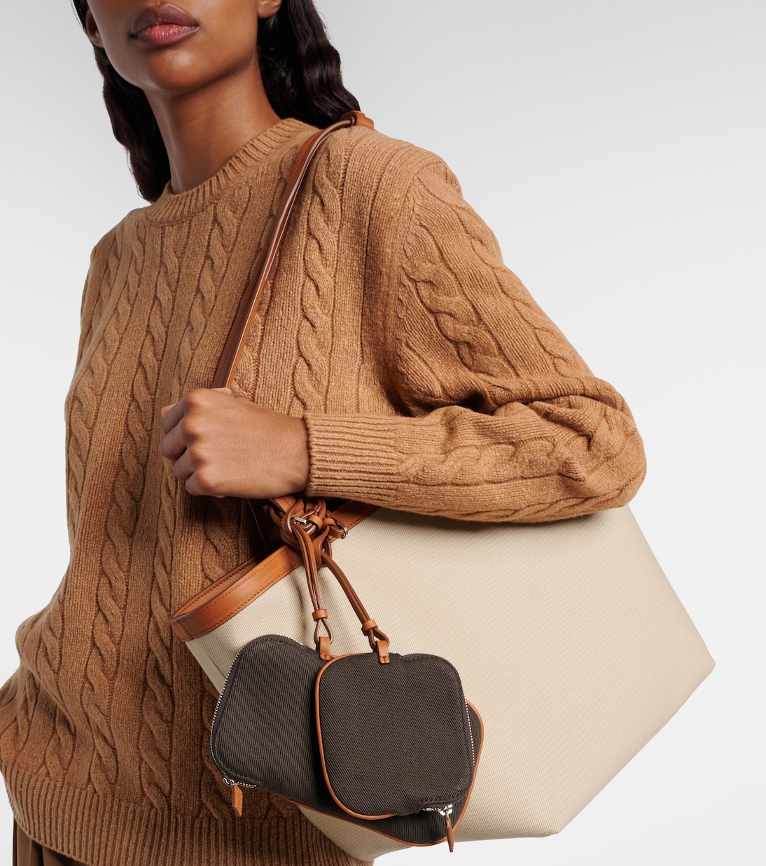 Park Three Stitch reversible canvas tote bag | The Row