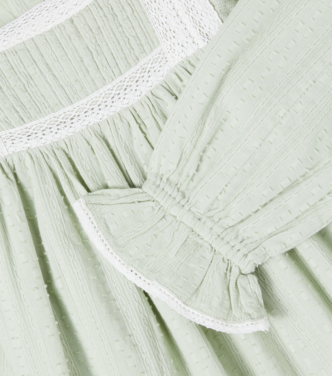 Abito Laureline in cotone con pizzo | Louise Misha