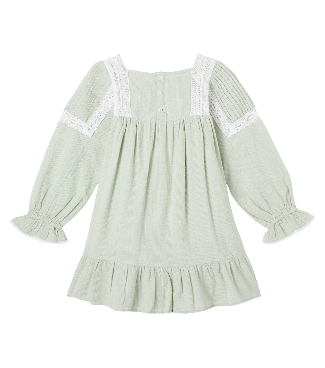 Abito Laureline in cotone con pizzo | Louise Misha