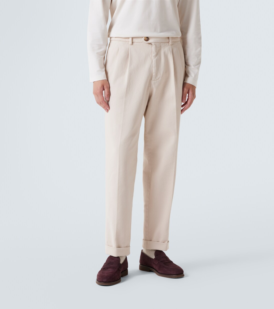 Cotton chinos | Brunello Cucinelli