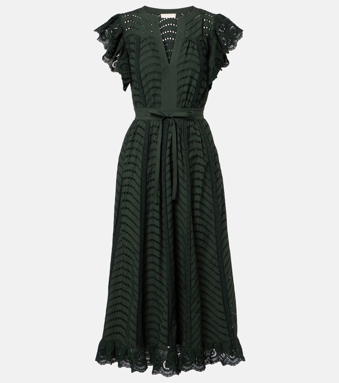 Olga broderie anglaise cotton midi dress | Ulla Johnson