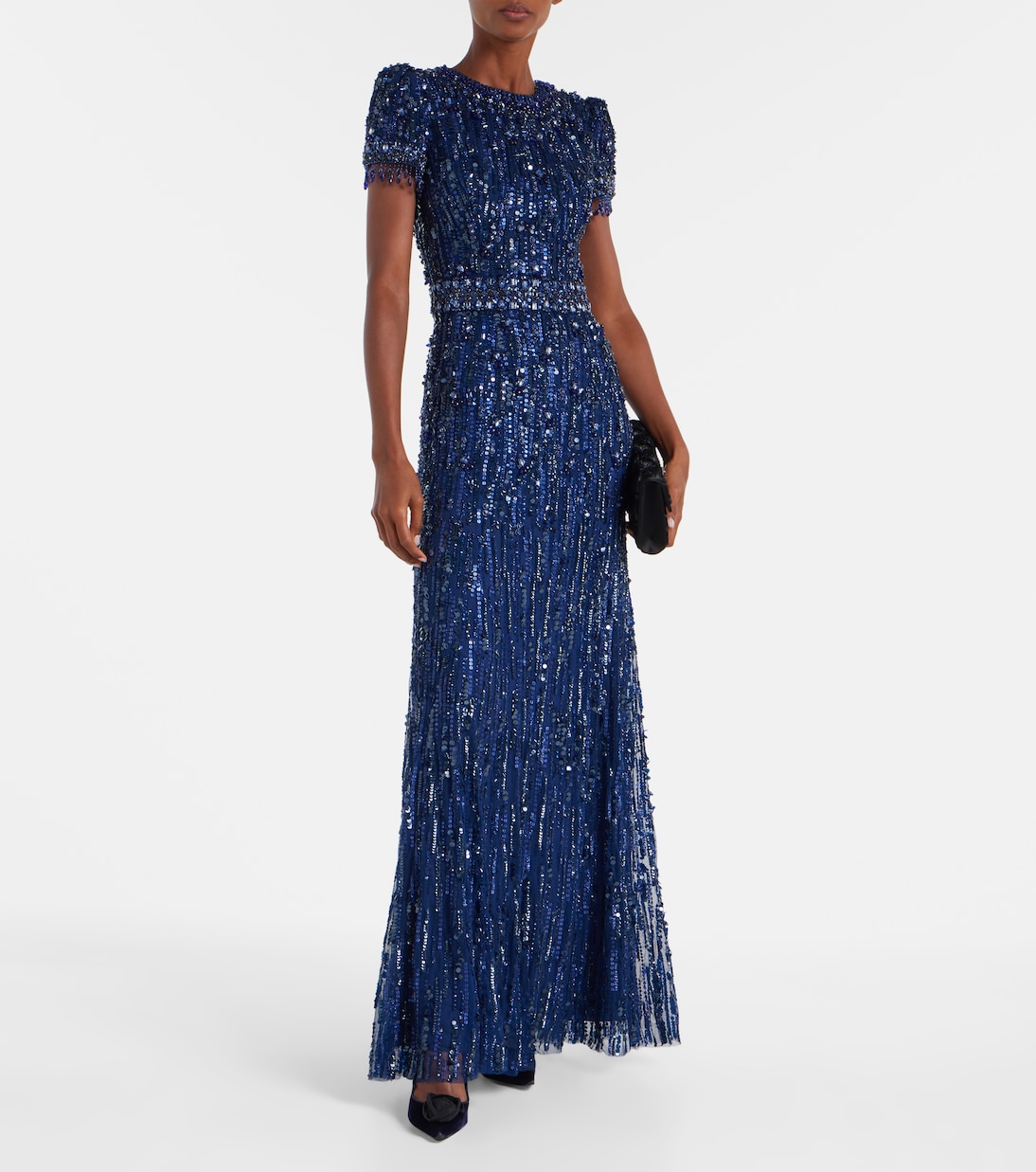 Rose Vivier 100 floral-appliqué velvet pumps | Roger Vivier