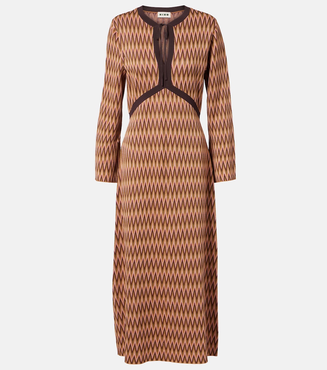 Pamela jacquard midi dress | Rixo