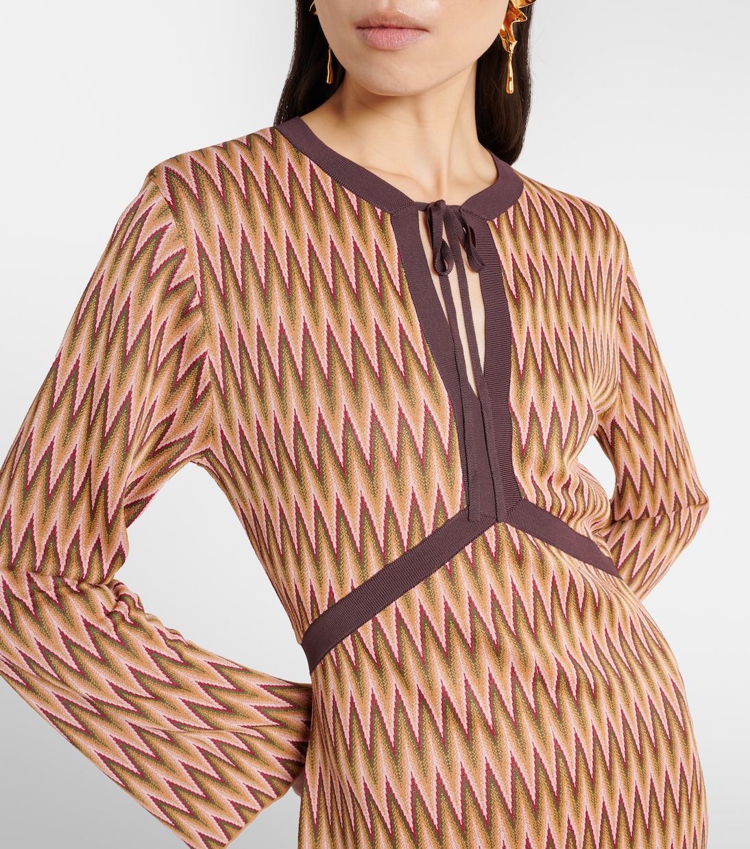 Pamela jacquard midi dress | Rixo