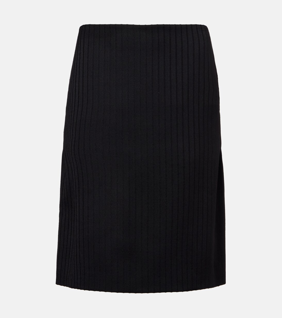 Ribbed-knit wool miniskirt  | Calvin Klein Collection