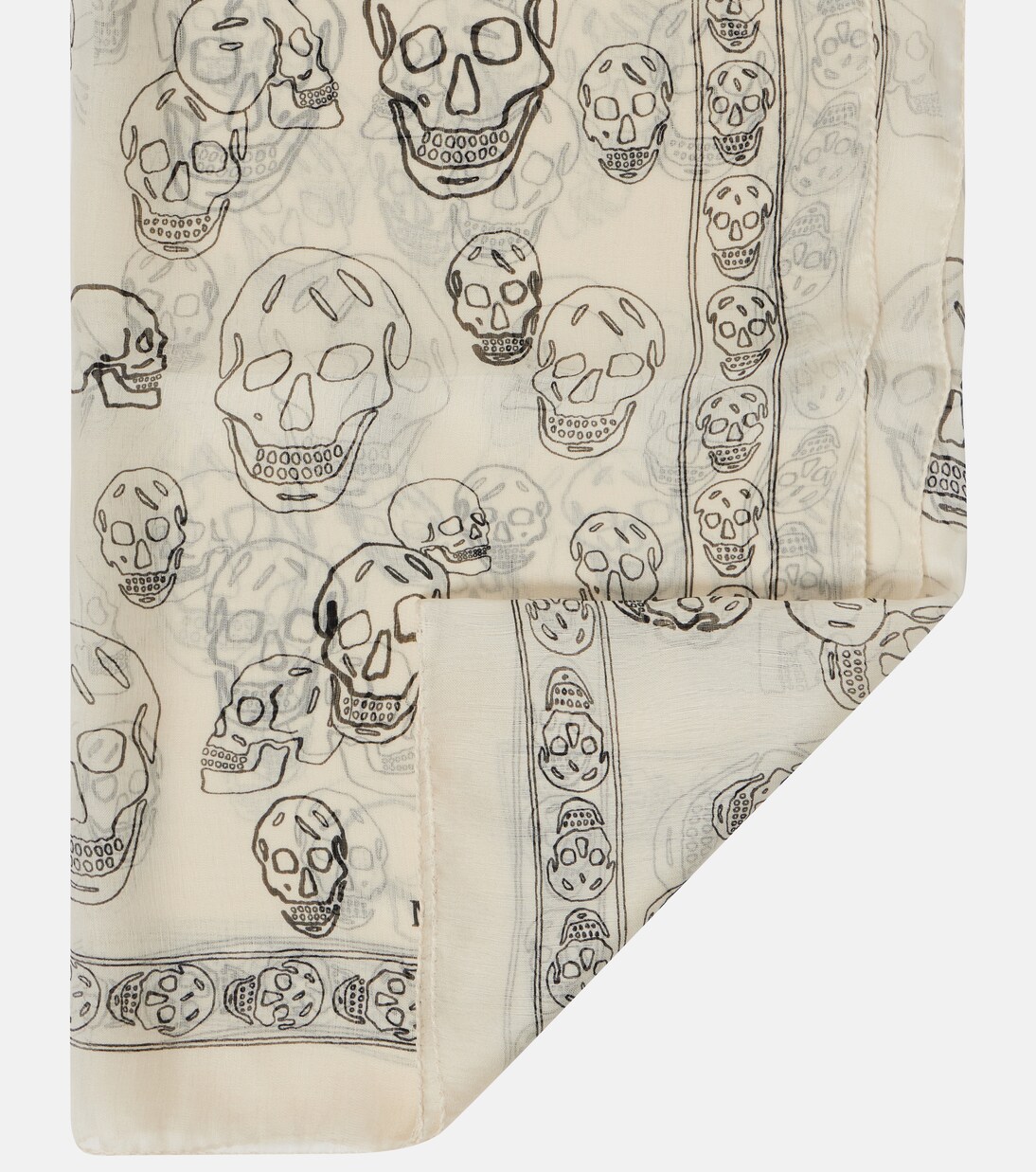 Printed silk scarf | McQueen