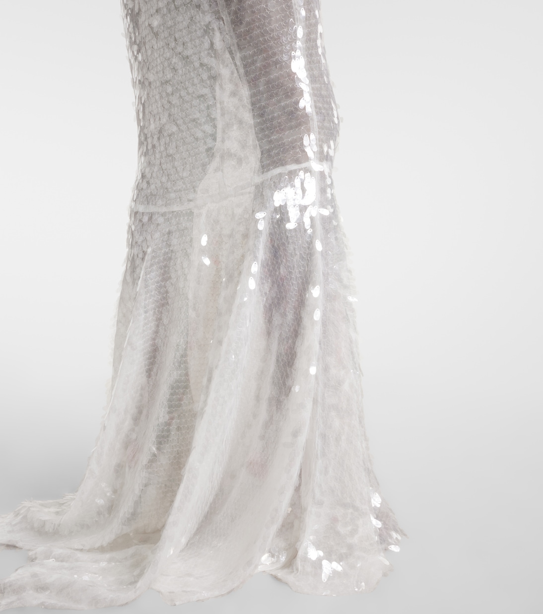 Sequined open-back gown | Norma Kamali