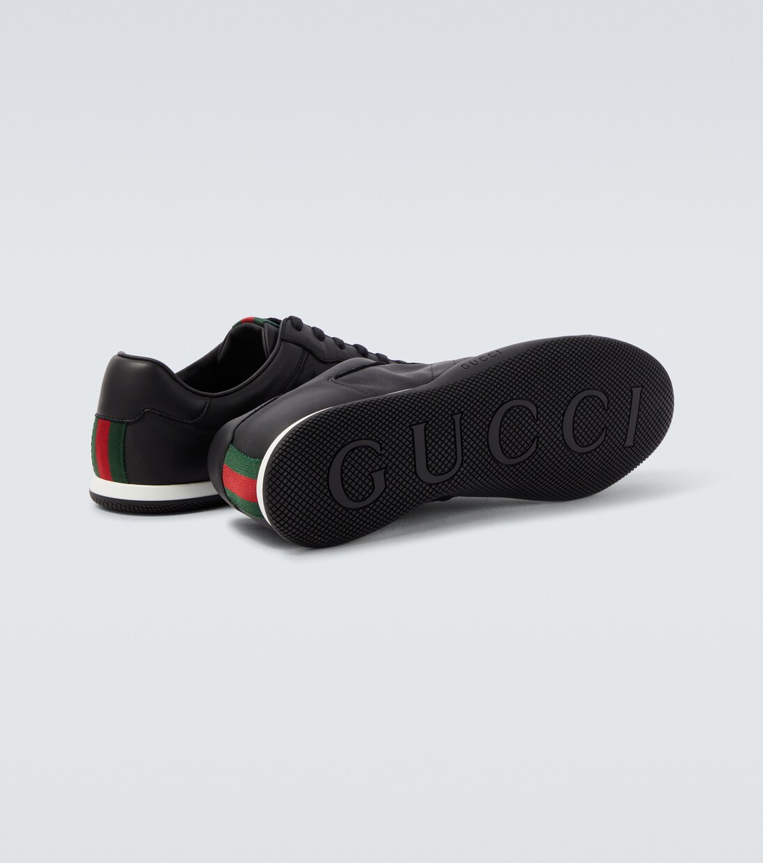 Gucci Shift leather sneakers | Gucci