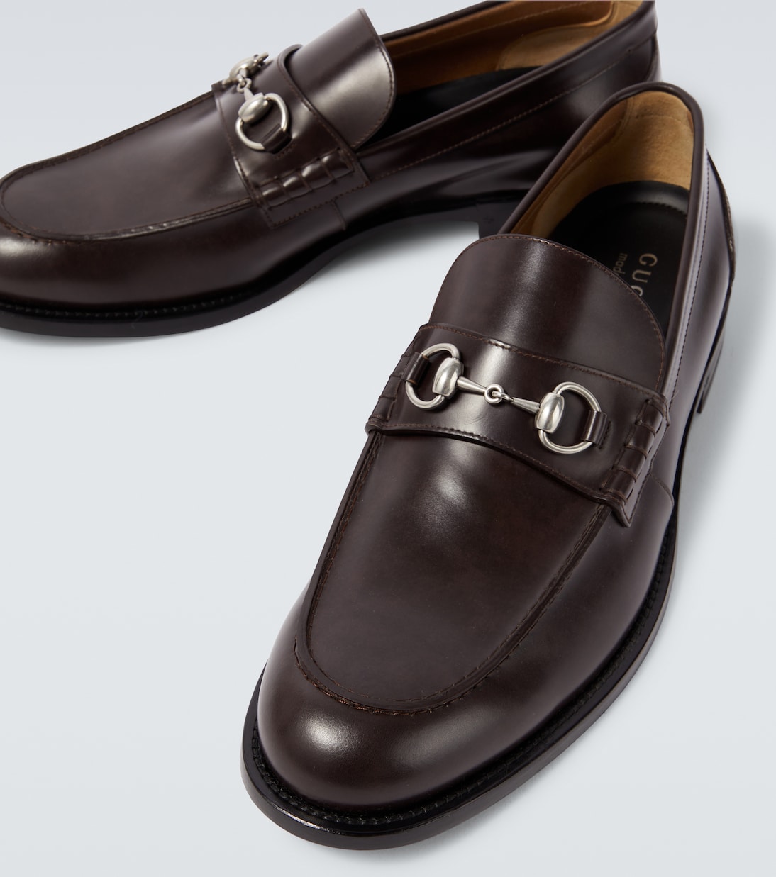 Horsebit leather loafers | Gucci