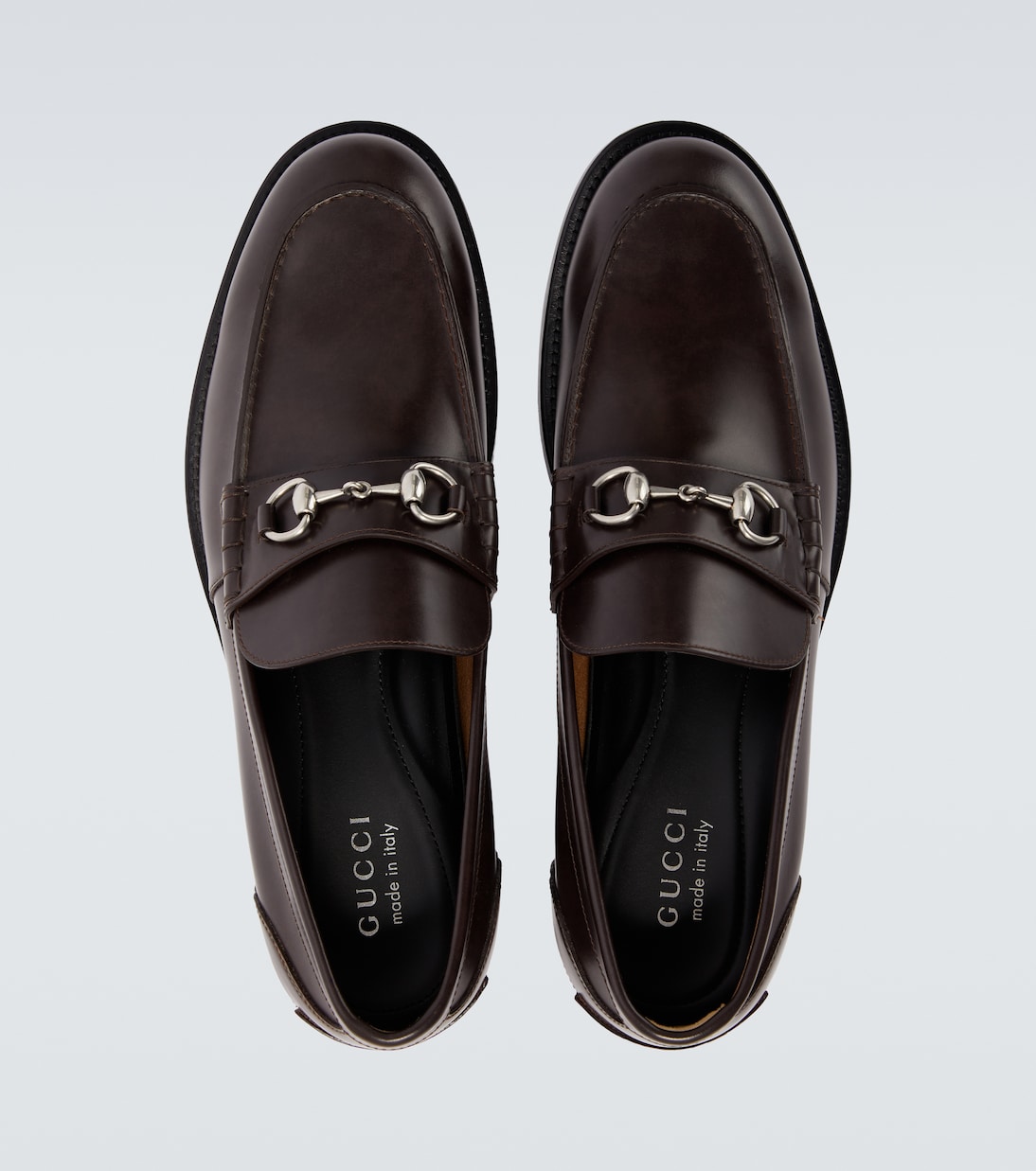 Horsebit leather loafers | Gucci