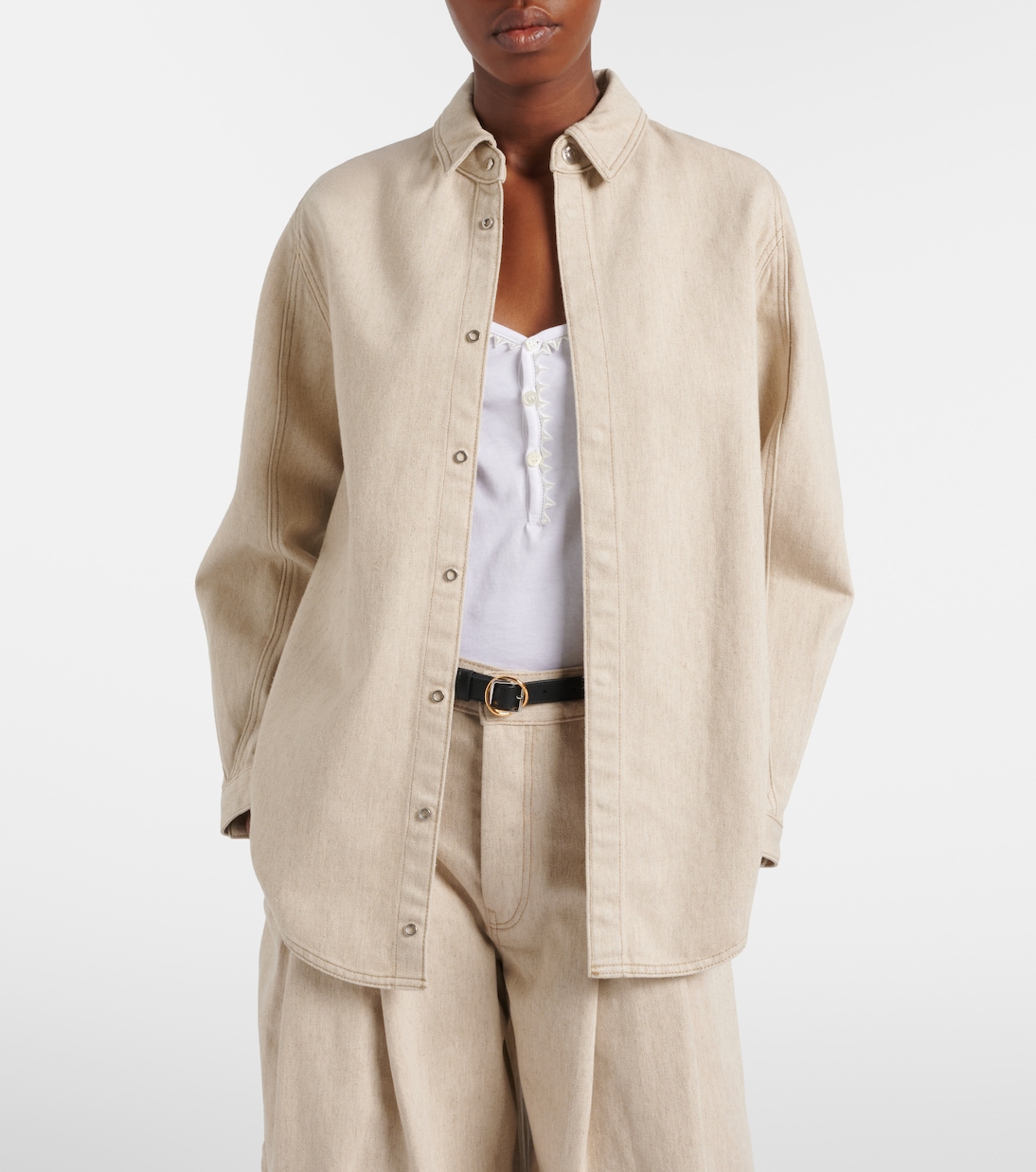 Amelo de-Nîmes denim shirt | Jacquemus