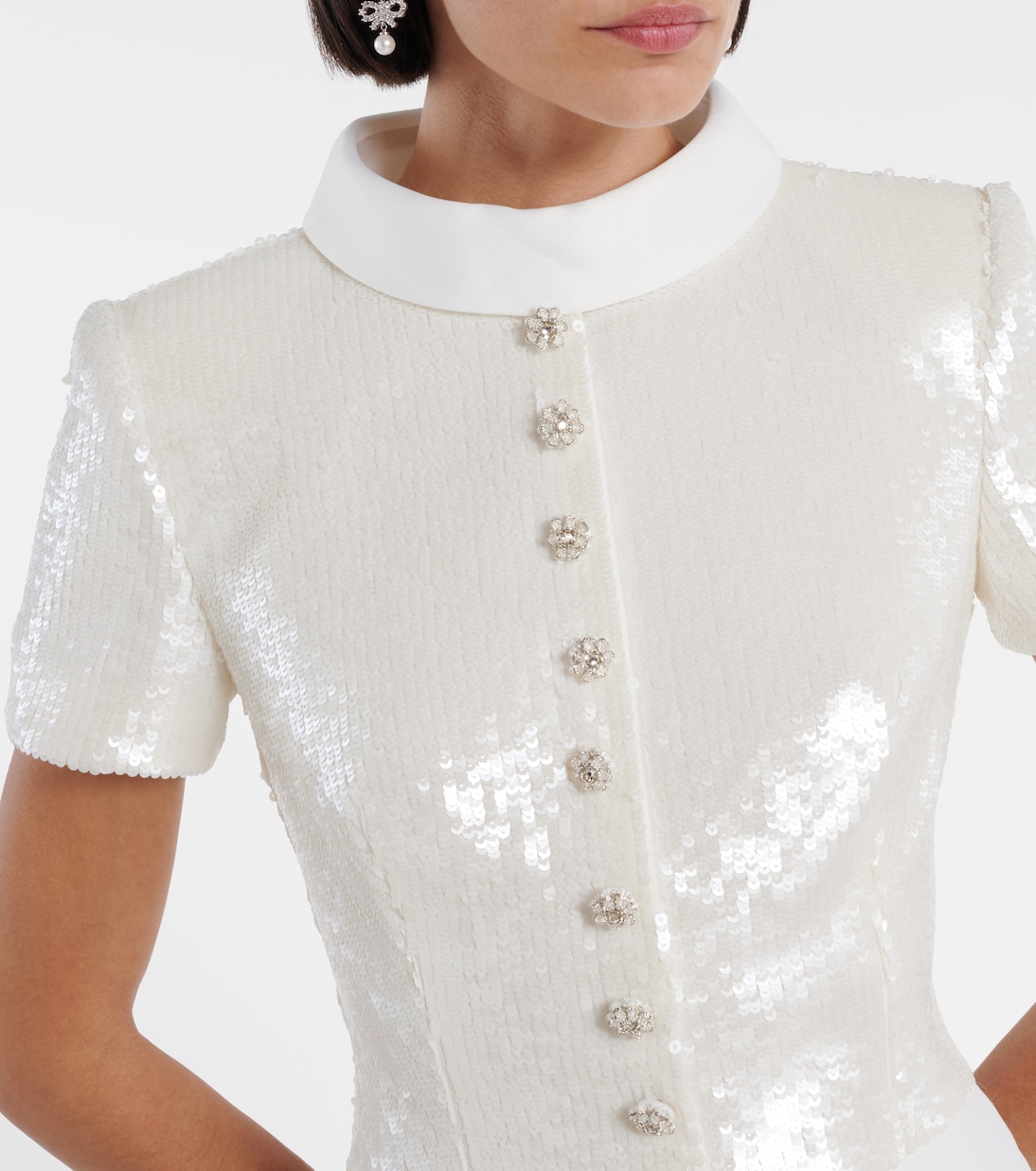 Maxikleid mit Pailletten | Self-Portrait