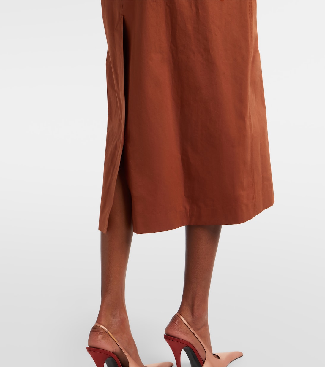 Oversize-Trenchcoat aus Baumwolle und Seide | Saint Laurent