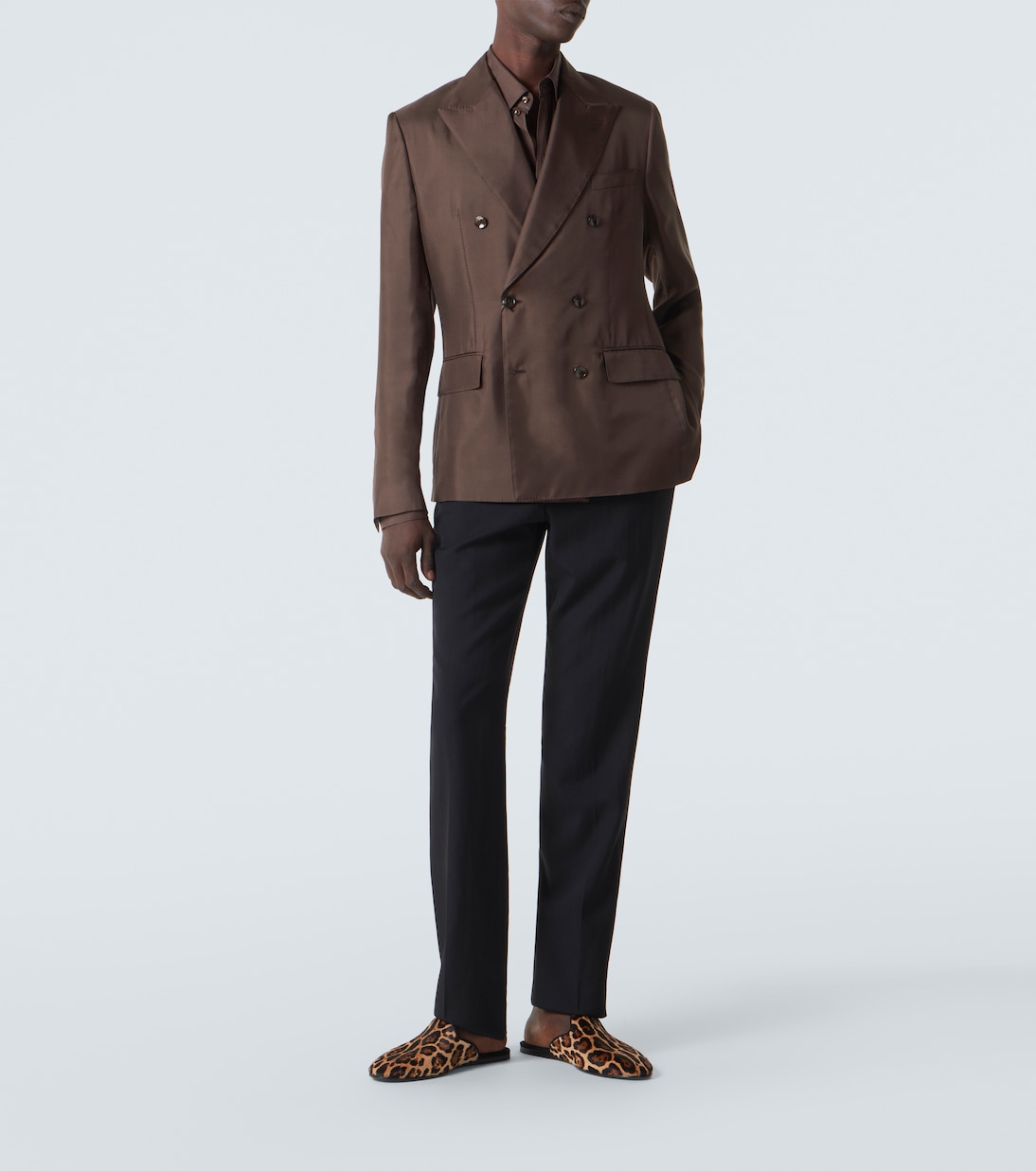 Leopard-print calf hair mules | Dolce&Gabbana