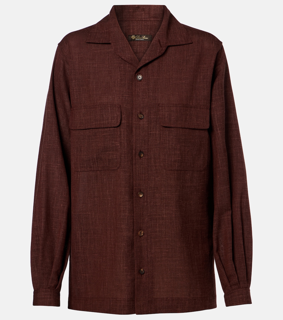 Ida wool, silk, and linen shirt | Loro Piana