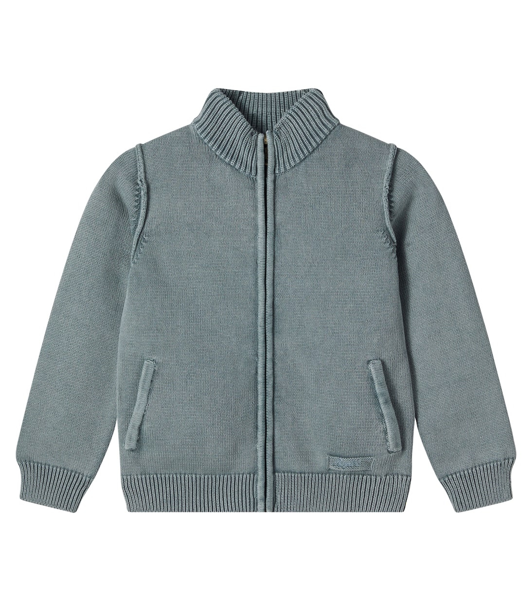 Lance zip-up cotton cardigan | Bonpoint