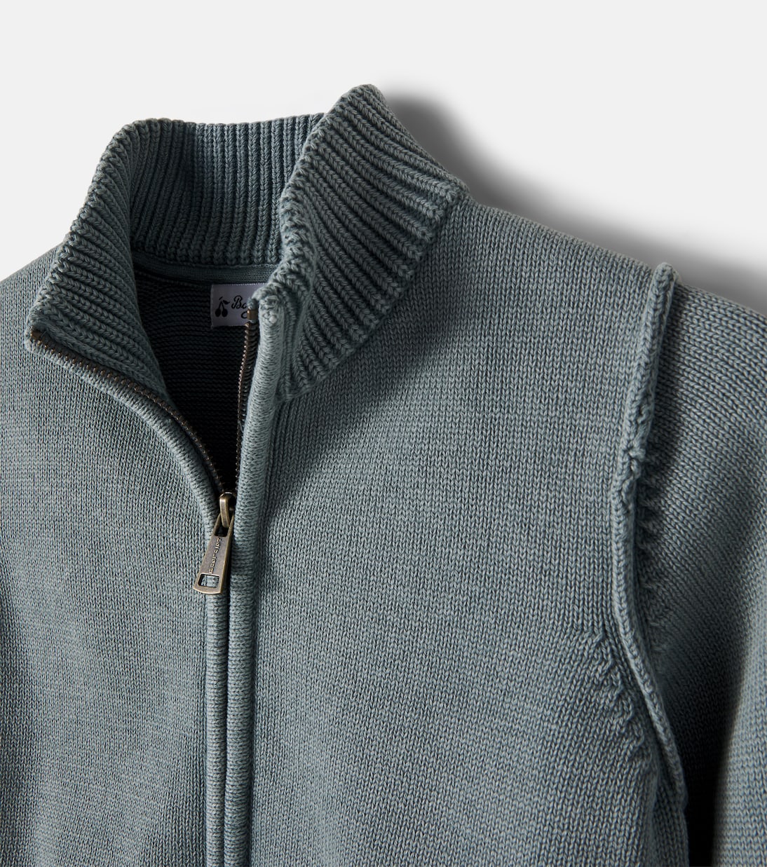 Lance zip-up cotton cardigan | Bonpoint