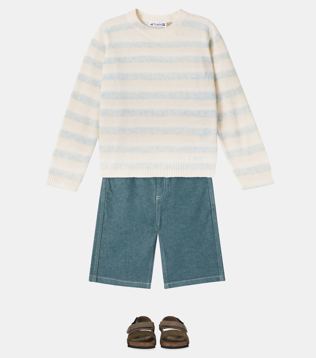 Bermuda-Shorts Elvio aus Denim | Bonpoint