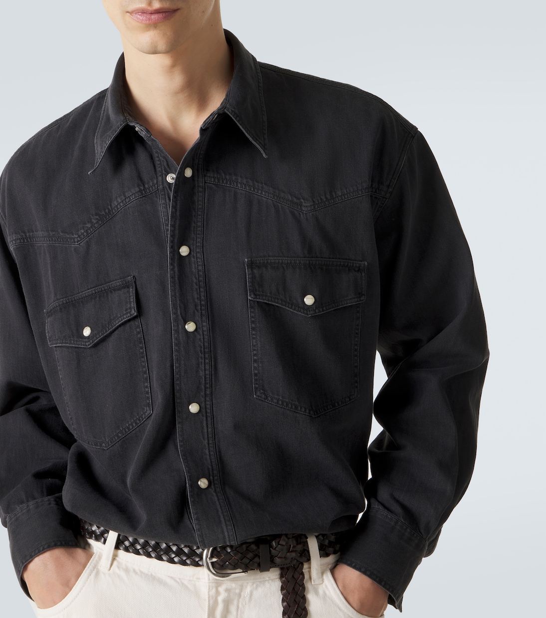 Mylo denim overshirt | Studio Nicholson