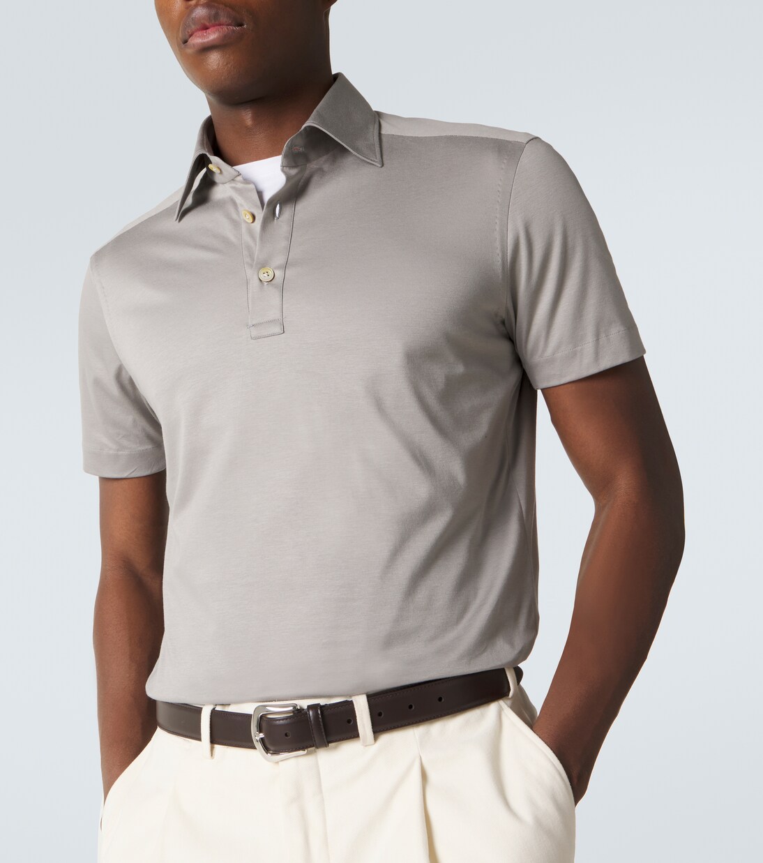 Cotton polo shirt | Kiton