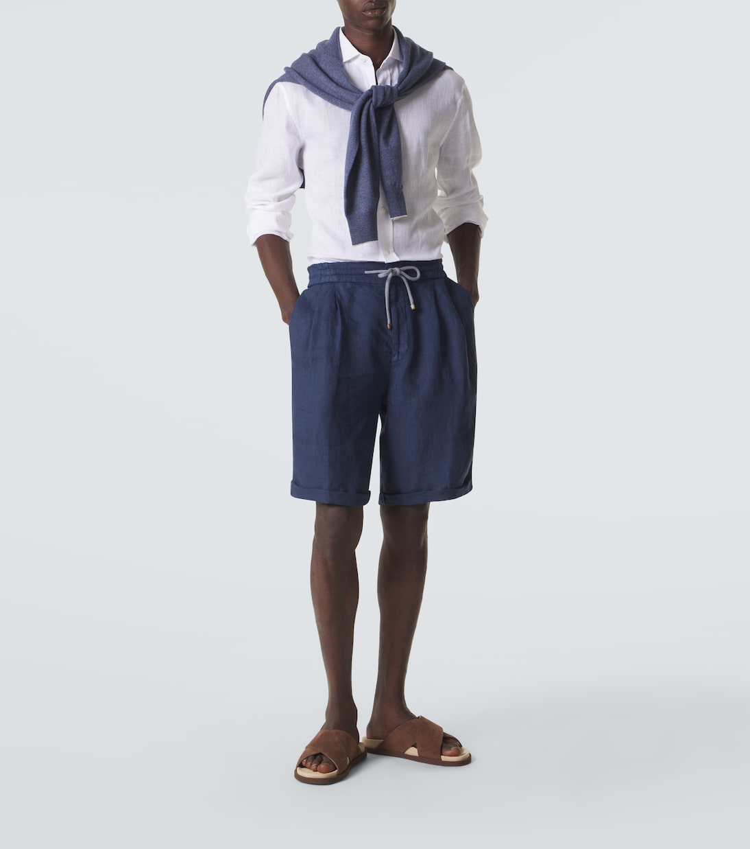 Shorts aus Leinen | Brunello Cucinelli