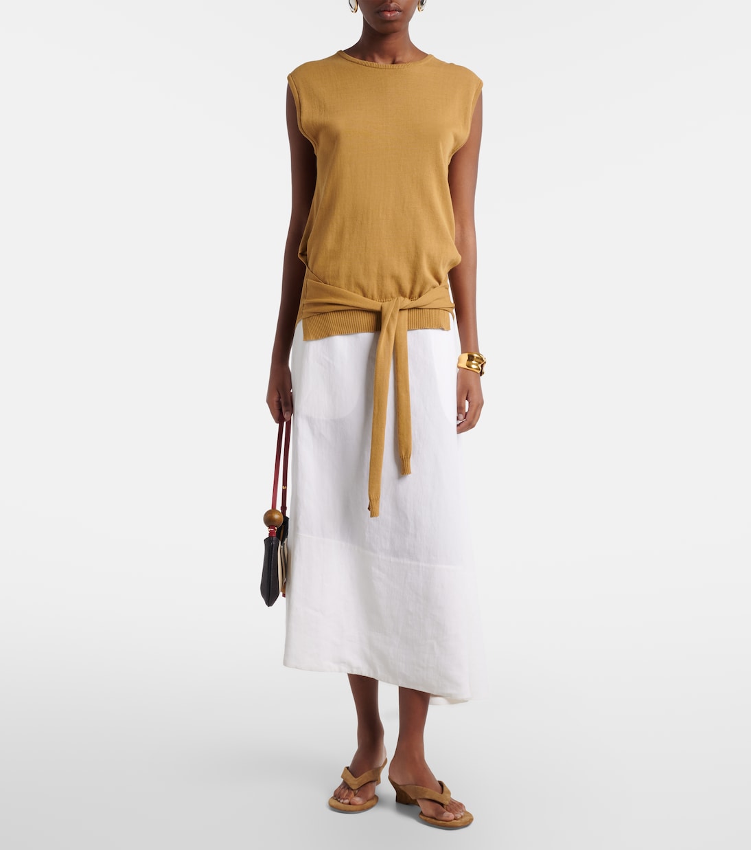 Micro Wedge 40 suede thong sandals | Le Monde Béryl