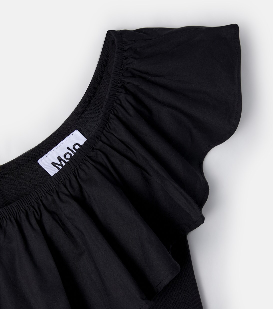 Rebecca ruffled cotton-blend top | Molo