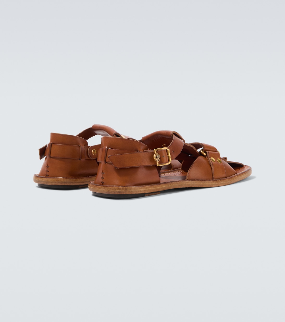 Souvenir leather fisherman sandals | Versace