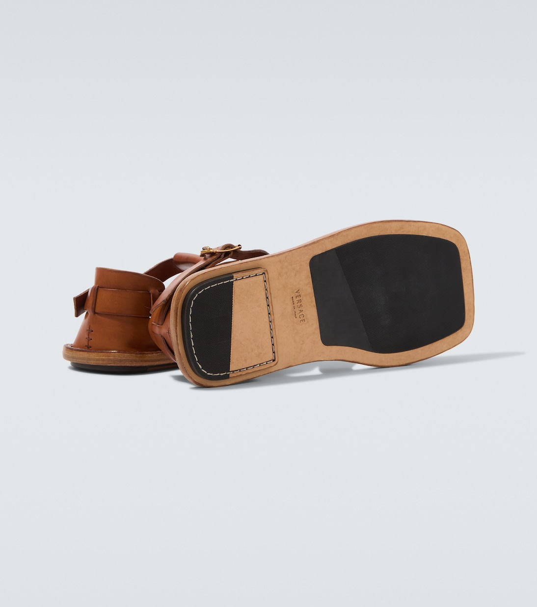 Souvenir leather fisherman sandals | Versace
