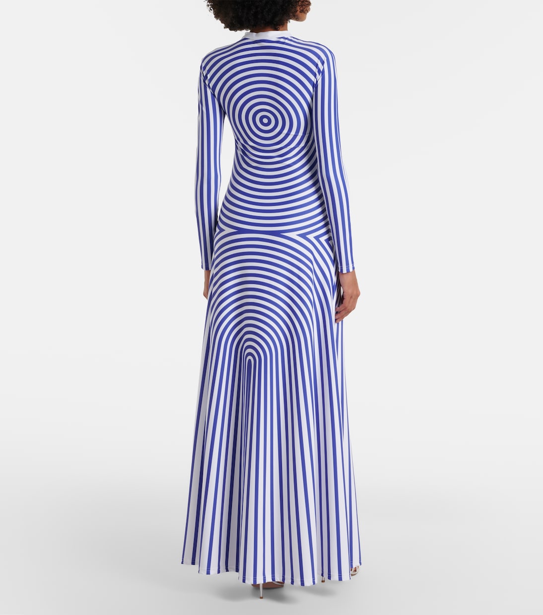 Bedrucktes Maxikleid aus Jersey | Jean Paul Gaultier