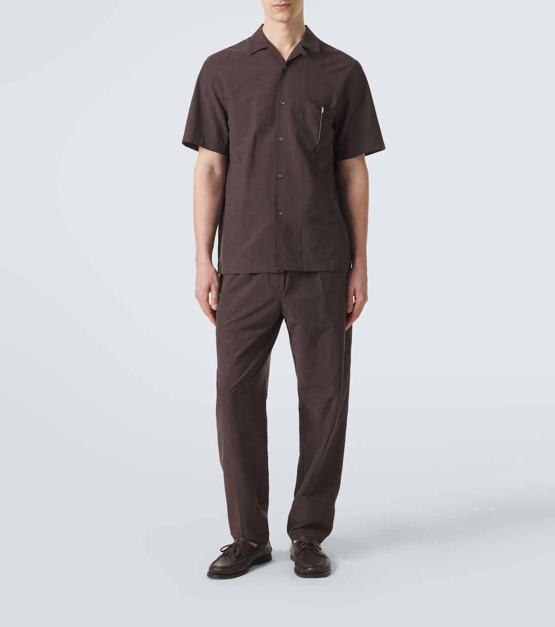 Havana silk-blend bowling shirt | Umit Benan