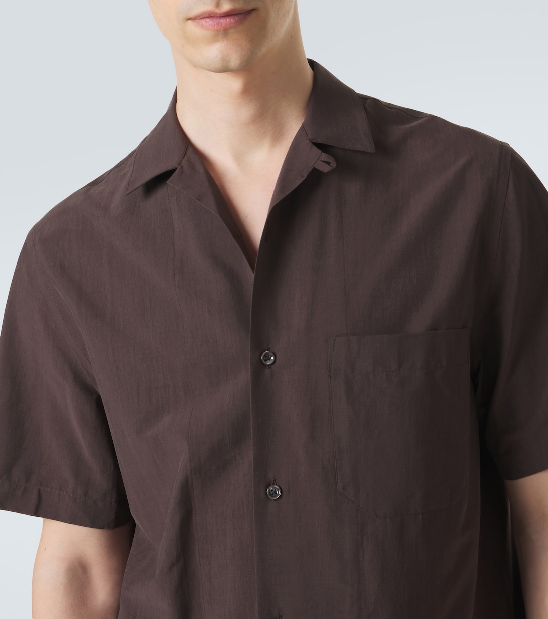 Havana silk-blend bowling shirt | Umit Benan